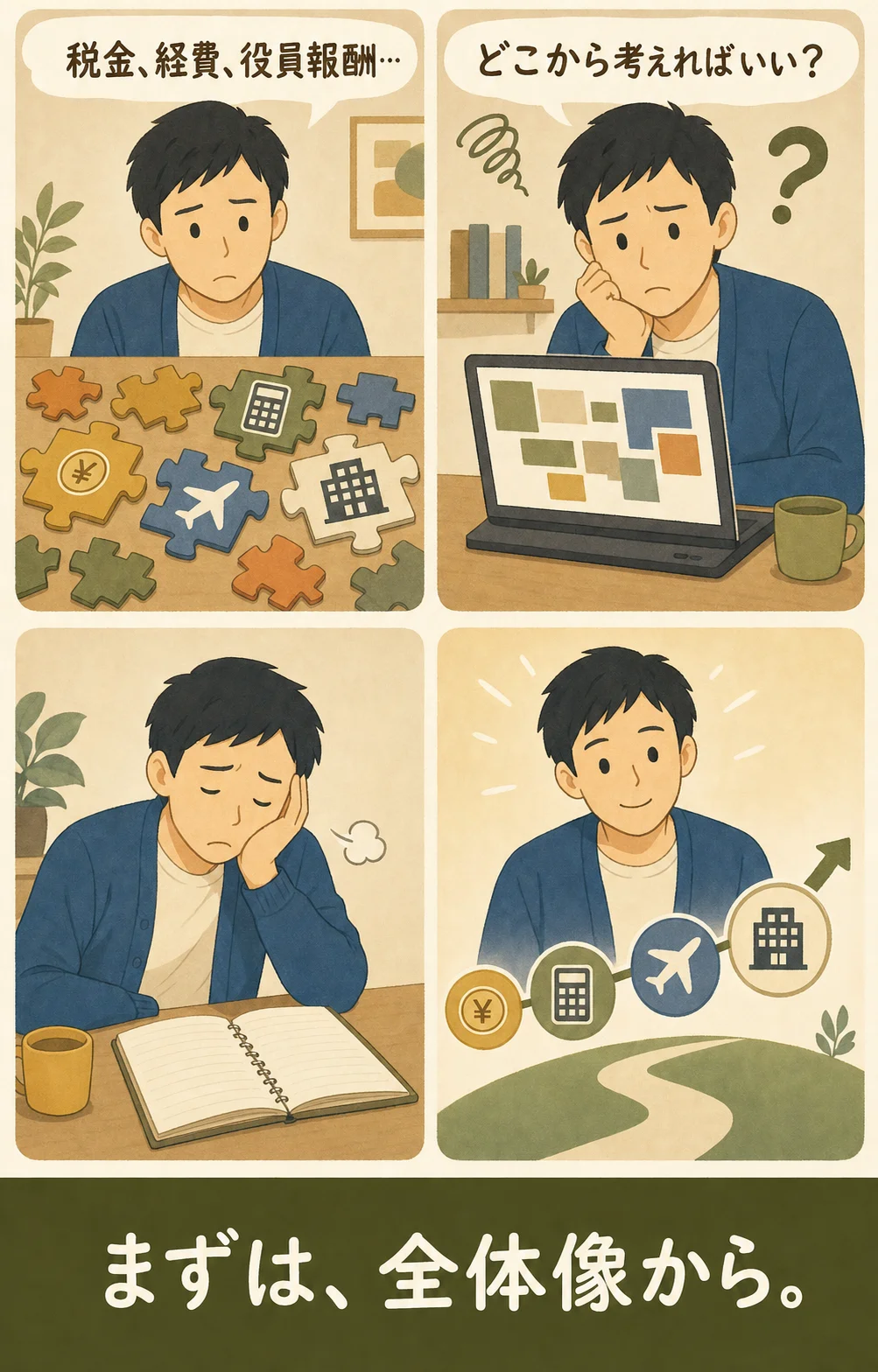 複雑な税務情報を全体像から考える