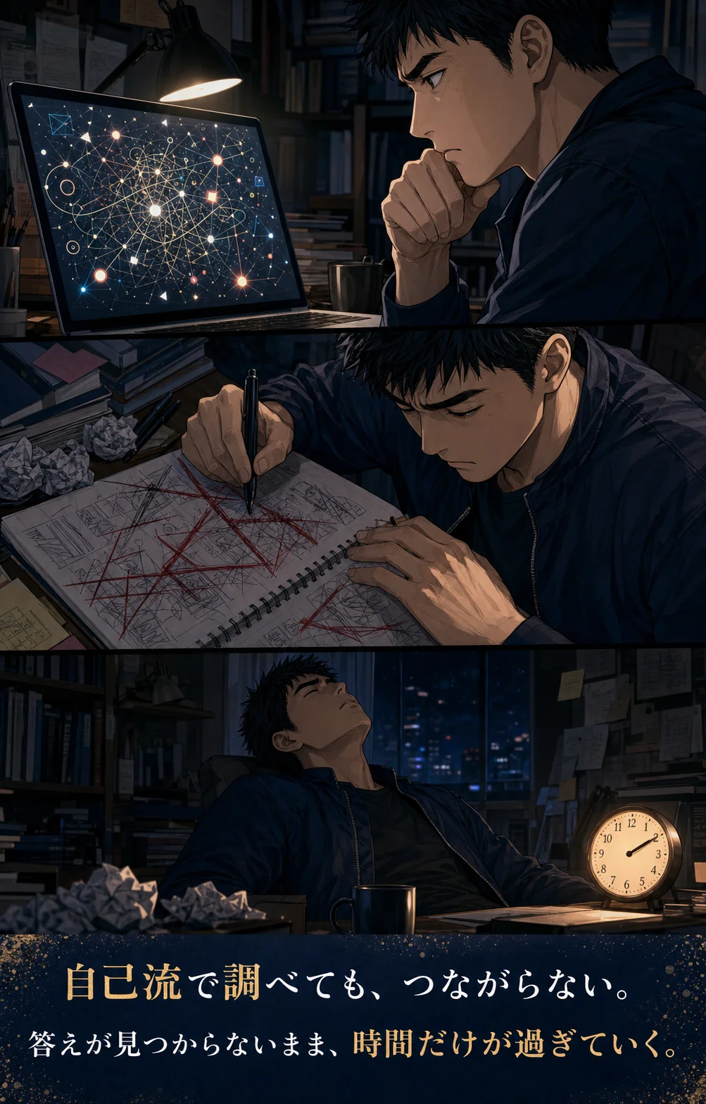 自己流で調べてもつながらない悩み